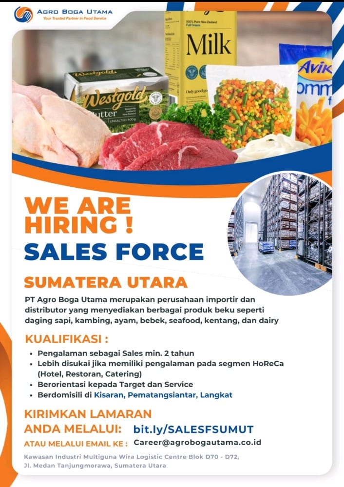 Lowongan Kerja Januari 2024 di PT Agro Boga Utama