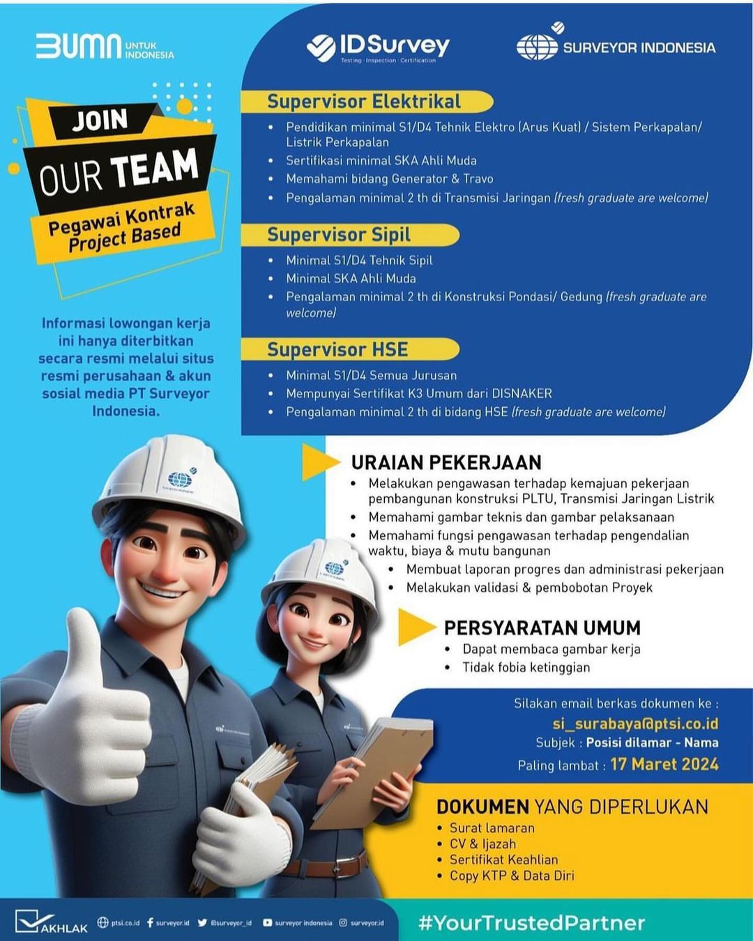 Lowongan Kerja BUMN PT Surveyor Indonesia